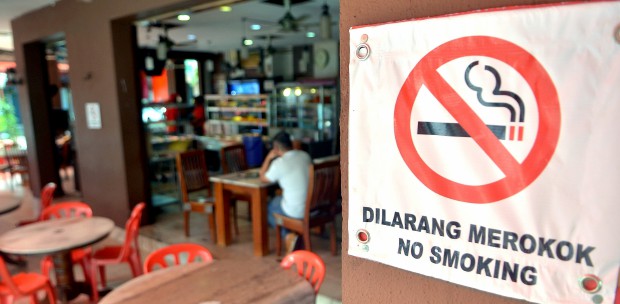 Don't smoke in restaurants